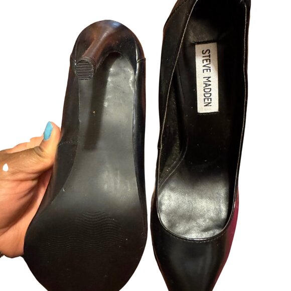 Steve Madden Size 8 Black - Picture 2 of 6